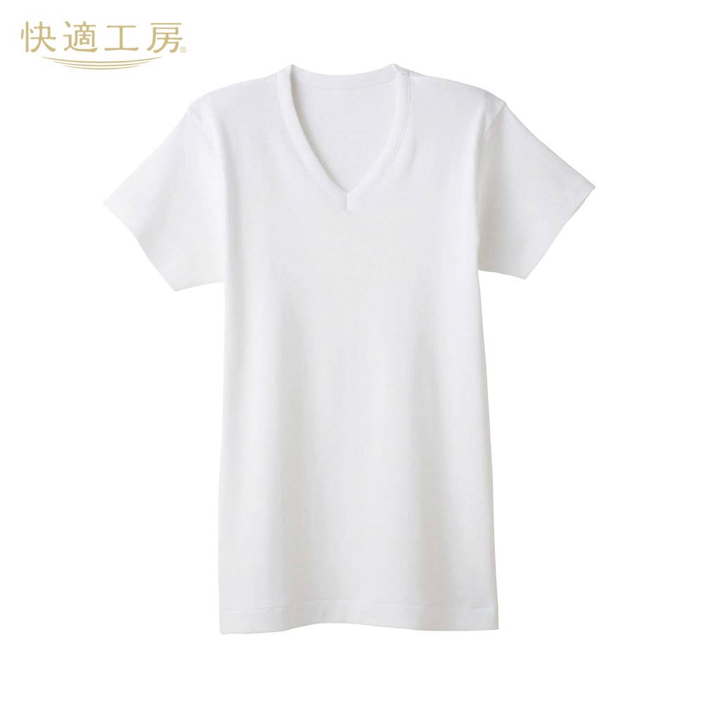 【遠紅外線處理】短袖V領【SALE】